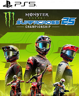 Monster Energy Supercross 25 - The Official Video Game PS5 Midia Digital