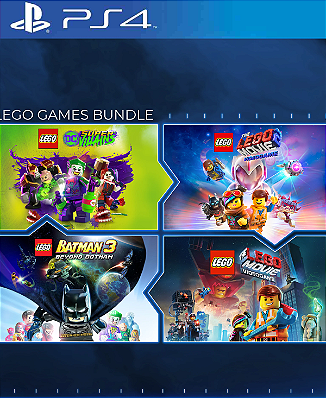 Conjunto de Jogos LEGO PS4 Midia digital