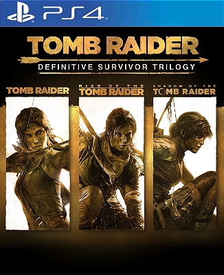 Tomb Raider: Definitive Survivor Trilogy PS4 Mídia Digital