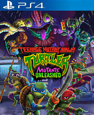 As Tartarugas Ninja: Mutantes à Solta PS4 Mídia Digital
