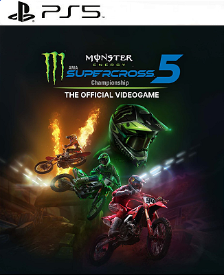 Monster Energy Supercross - The Official Videogame 5 PS5 Midia Digital