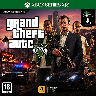 GRAND THEFT AUTO (GTA) V - XBOX SERIES X|S- MÍDIA DIGITAL