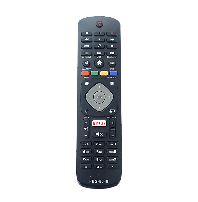 8049 CONTROLE SMART COMPATÍVEL C/ PHILIPS C/NETFLIX