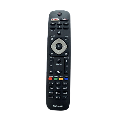 8075 CONTROLE SMART COMPATÍVEL C/ PHILIPS C/NETFLIX