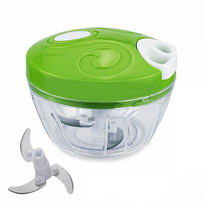 Mini Processador E Triturador De Alimentos Manual 3 Laminas ZG-075 / CX-108 (***COR ROSA - ESGOTADO)