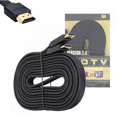 Cabo HDMI 5 metros 4K Ultra HD Versão 2.0 XLS HDMI-5M