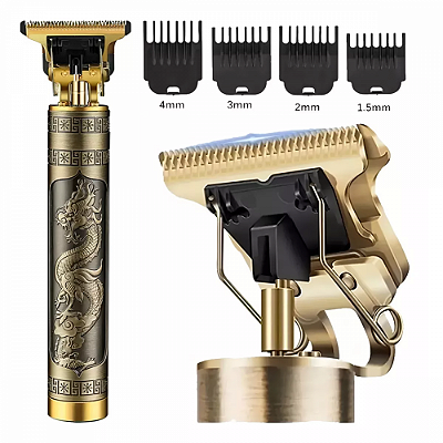 Máquina de Barbear e Cortar Cabelo Recarregável Sem Fio Dragão T-Blade XLS TX2229-QH