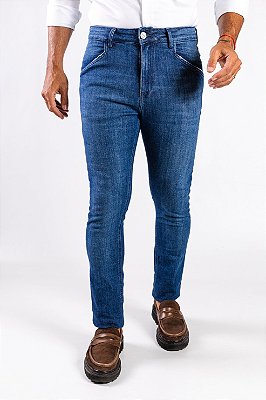 Calça Jeans Tailor Azul Médio