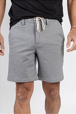Bermuda Malha Cinza