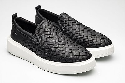 Sneaker Slip On Trisset Preto