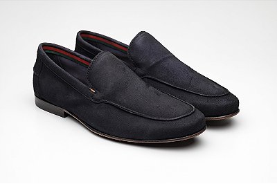 Mocassim Camurça Marinho