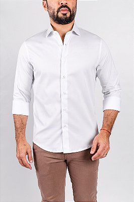 Camisa Arm Collar Branca