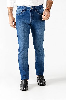 Calça Jeans Comfy Fit Lavagem Escura