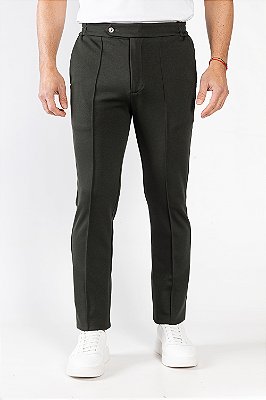 Calça de Malha Tec Friso Verde