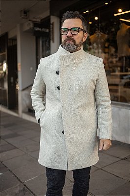 Casaco de Lã York Bege