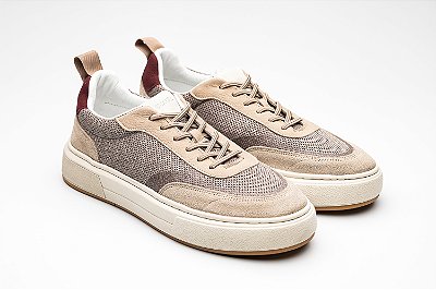 Sneaker Mesh Areia