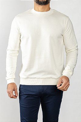 Blusão Gola Mid Off White
