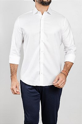 Camisa Arm Collar Branca