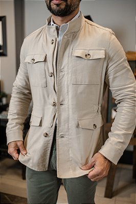 Parka de Linho Natural