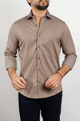 Camisa Arm Collar Capuccino
