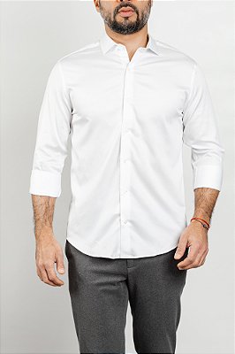 Camisa Arm Collar Pima Branca
