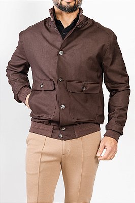 Jaqueta Harrington Café