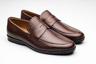Mocassim Couro Mocca
