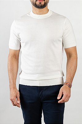 Camiseta Garda Gola Redonda Off White