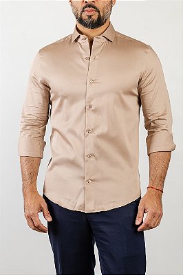 Camisa Arm Collar Bege