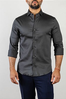Camisa Arm Collar Grafite