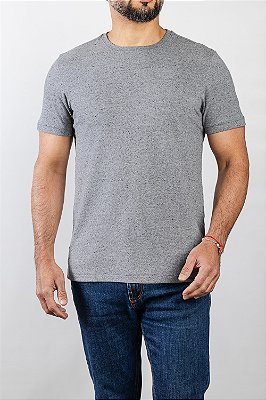 Camiseta Melange Cinza Mescla