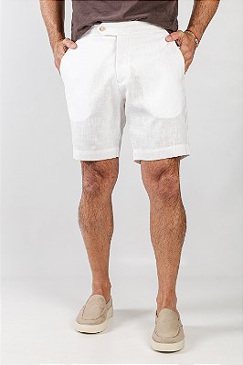 Bermuda Verano Linho Off White