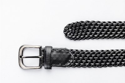 Cinto Tresse Couro Preto