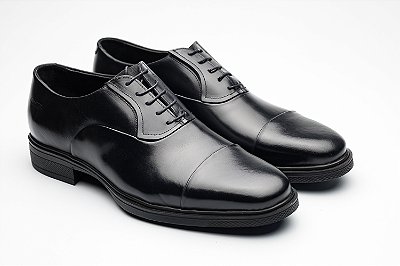 Sapato Oxford Couro Preto