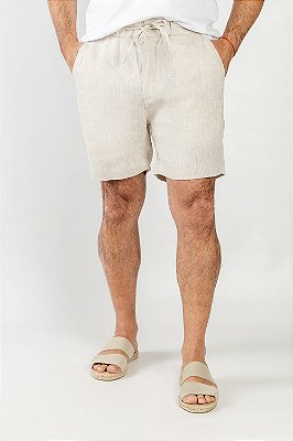 Bermuda Linho Bege
