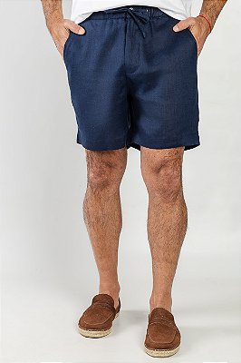 Bermuda Linho Marinho