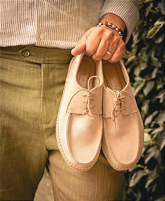 Espadrille Camurça Areia