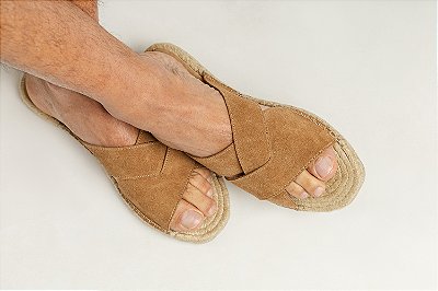 Sandália Ibiza Camurça Conhaque