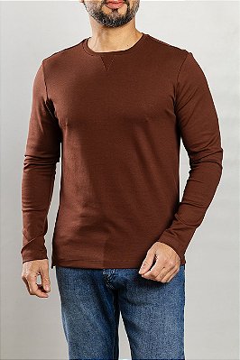 Camiseta Manga Longa Verona Café
