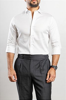 Camisa Arm Collar Branca