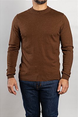 Tricot Gola Mid Marrom