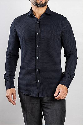 Camisa Arm Tech Trama Cinza Escuro