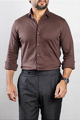 Camisa Pima Tech Café