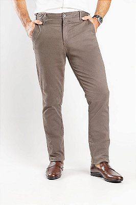 Calça de Sarja Slim Oliva