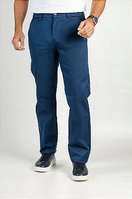 Calça de Sarja Alfaiataria Marinho