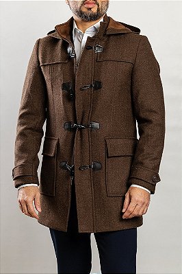 Casaco de Lã Duffle Fendi