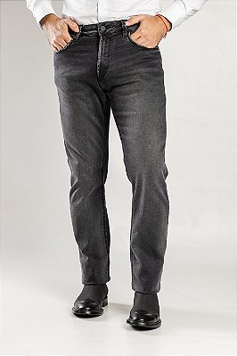 Calça Jeans Slim Preta