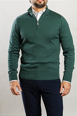 Tricot Gola Portuguesa Verde