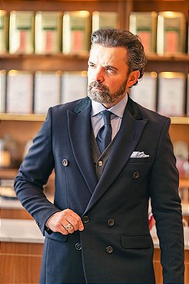 Casaco Overcoat Marinho