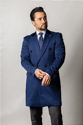 Casaco Overcoat Azul
